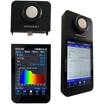 Portable Spectrometer HPCS-330 Spectral Lighting Meter Colour Temperature Meter Portable Spectral Analyzer 380-780nm