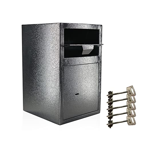 Coffre-fort de dépôt | Coffre-fort avec clapet d'insertion | 5 clés