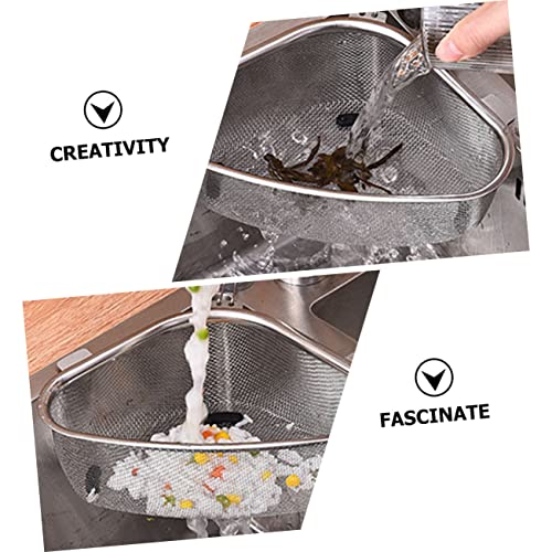 Colador triangular de acero inoxidable para cocina miniatura 3