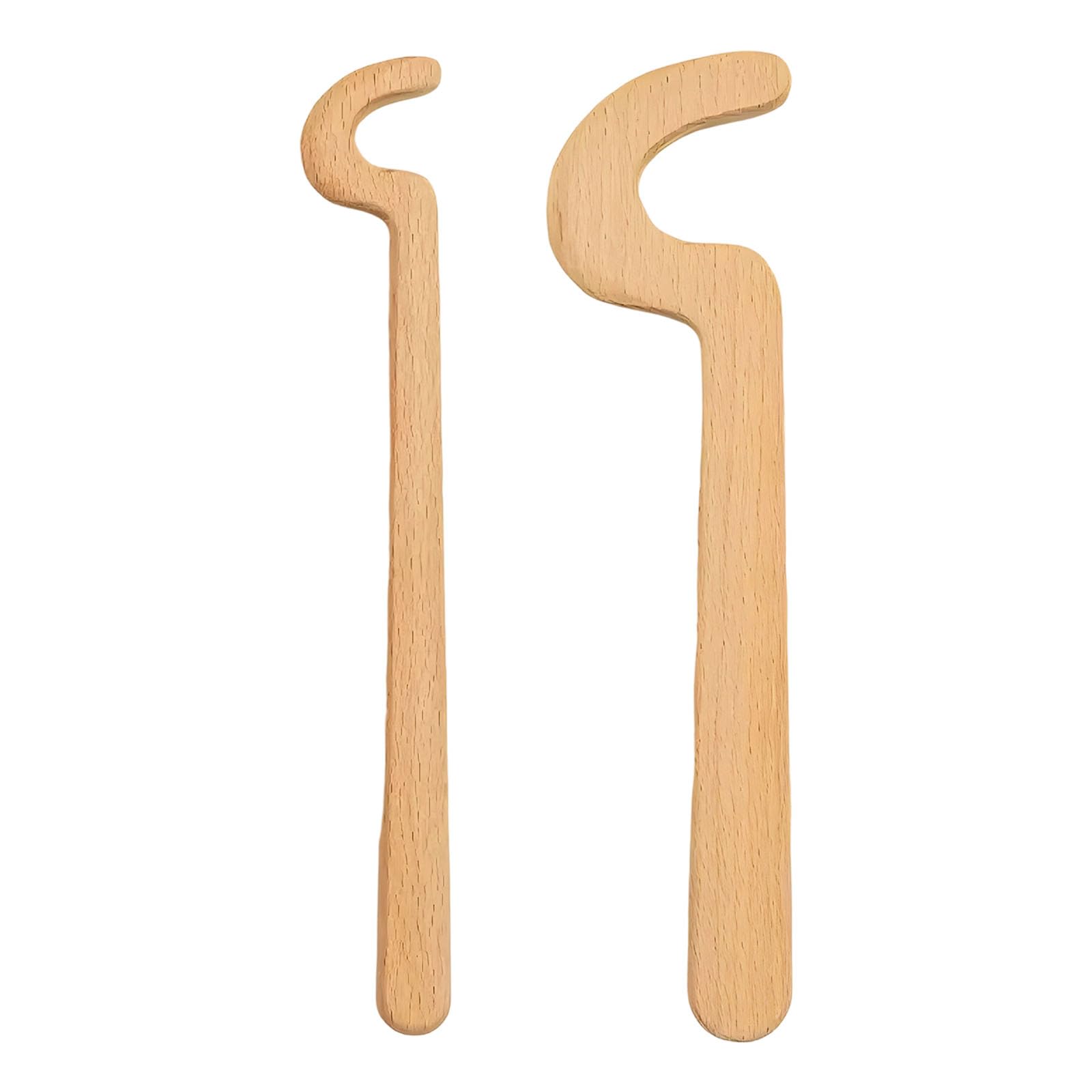 Yjcnelcr 2PCS Wooden Pottery Tool Professional for Trim Shaping and Detailing Pottery Wheel Equipment