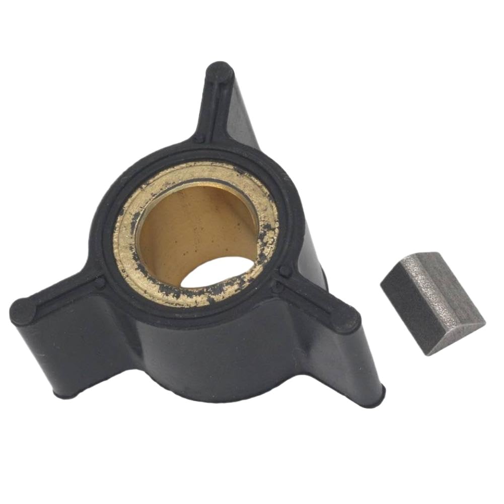 Girante della pompa dell'acqua con chiave e guarnizione per 2 o 4 motori fuoribordo – Compatibile con i codici 0433935, 0767407, 396852, 18-3015