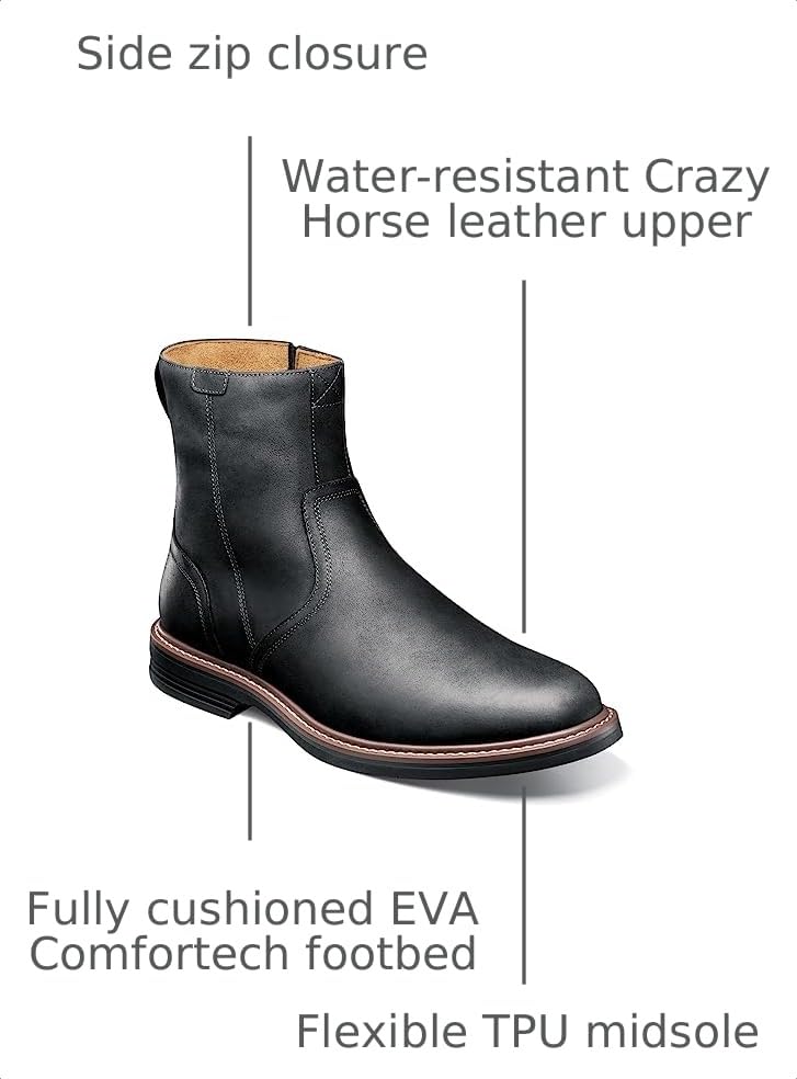 Image of Florsheim Norwalk Side Zip Boot Men's Boot