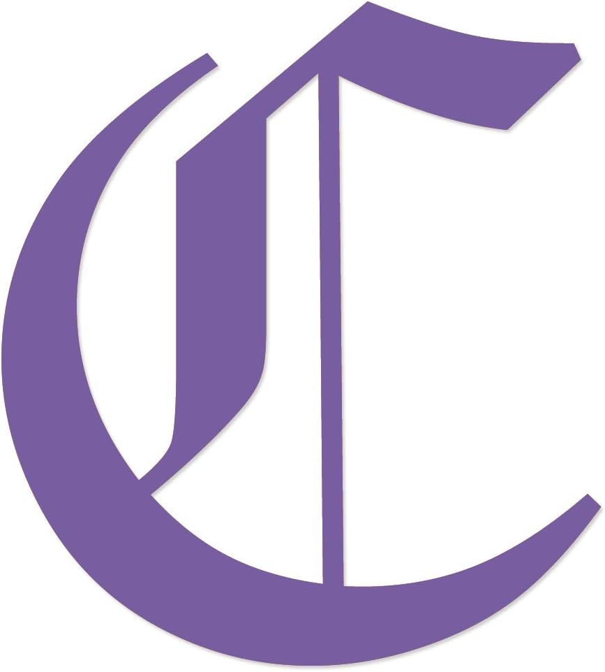 Applicable Pun Old English Letter C - Vinyl Decal for Outdoor Use on Cars, ATV, Boats, Windows and More - White 3 Inches Tall image 4