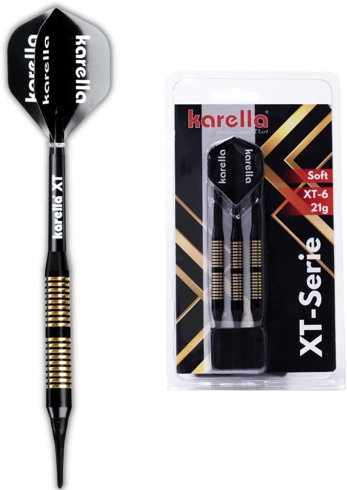 Karella Softdarts XT Series | 18g, 19g, 20g, 21g, 6 Variations, Perfect Darts for Beginners