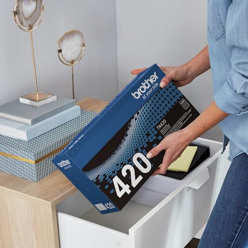 Image of Brother Genuine TN420 Mono Laser Toner Cartridge, Black