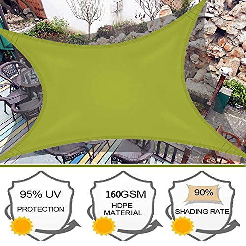 Voile d'ombrage rectangulaire 6x6 m pour bloquer le soleil - 6