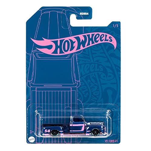 Hot Wheels Pearl and Chrome 2022 49 Ford F1-1/5 miniatura 4
