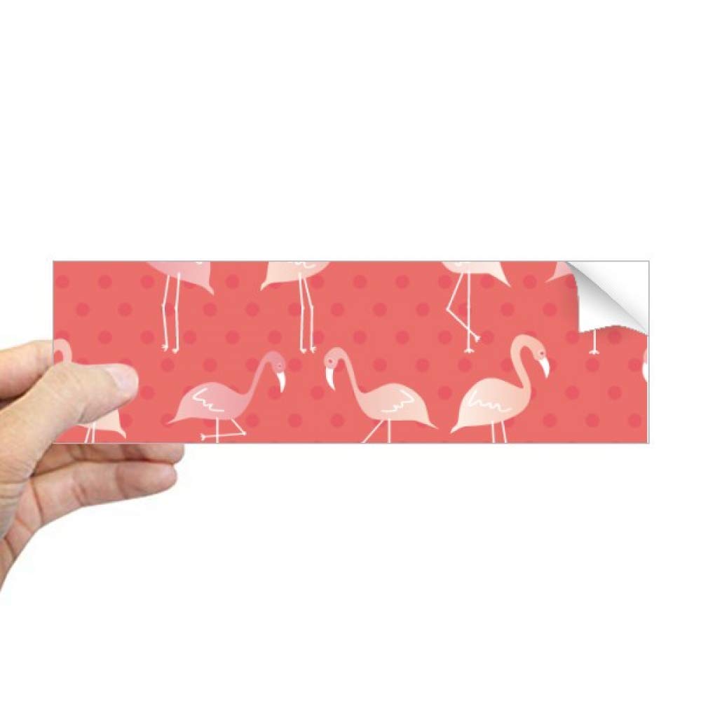 Autocollant flamant rose pour masquer les rayures de vos objets