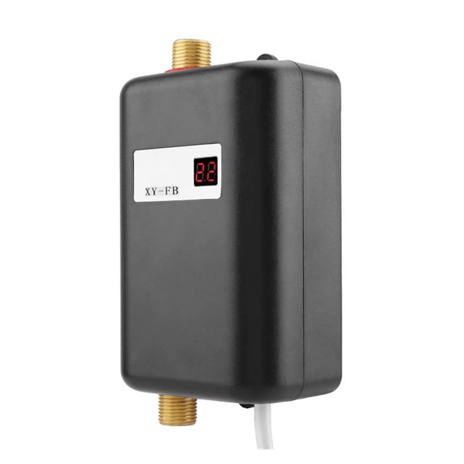 Calentador de Agua eléctrico instantáneo de 3000 W, sin Tanque, para baño, Cocina y Ducha (Blanco)
