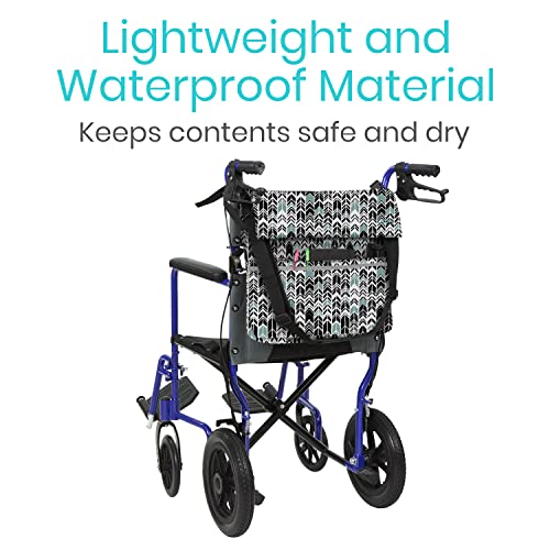 Vive Wheelchair Bag - Electric Wheel Chair Walker Accessories Pouch For Adults, Seniors, 15 Colors - Large Tote Accessory To Hang On Back, Power Transport Storage Travel Backpack For Men #TOP7