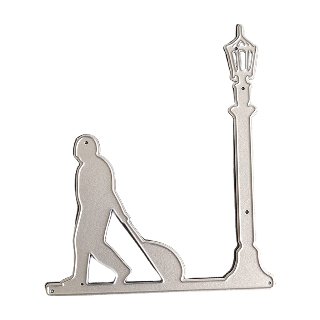 Jazuaiao Lighthouse Embossing Stencil Carbon Steel, Album Paper Card Making Printing for Scrapbooking Embossing Mold