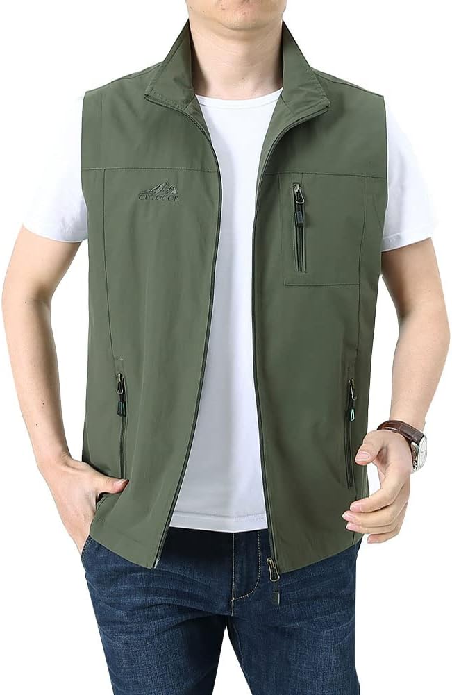 Giacche Da Trekking Da Uomo Safari Gilet Pesca Caccia All - Foto 3