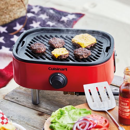 Cuisinart CGG-750 Portable, Venture Gas Grill, Red - Image 3