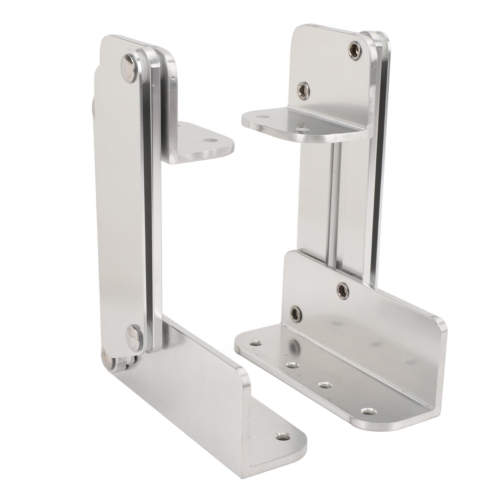 2 Stück Bootssitz-Montagescharniere, Bootssitzscharniere Aluminiumlegierung Bootspolster-Sitzscharnier Marinescharnier für Yacht Boot Hochklappbar von 0 Bis 120 Grad