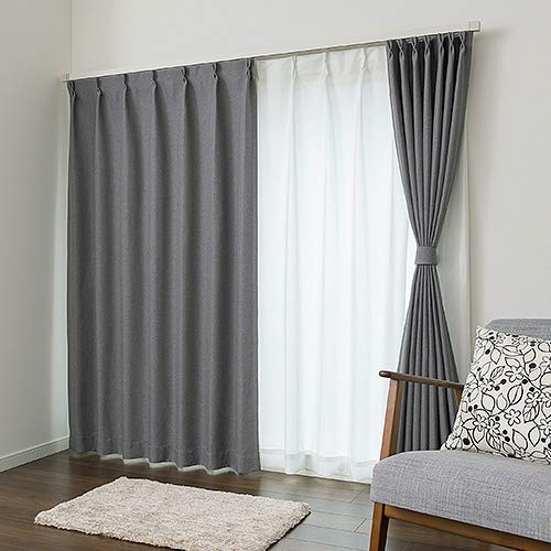 Amazon｜【全10サイズ】 2級遮光 カーテン 形状記憶「クラシック