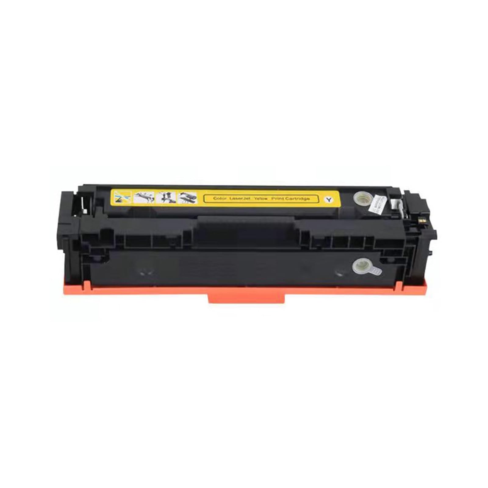 Toner compatible HP 414A jaune sans puce encre laser - 2