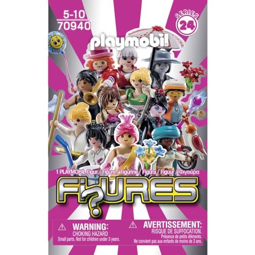 Playmobil 70940 FI?ures Filles Série 24- Figures - Compatible avec My Figures - Un Personnage Surprise à découvrir Collectionnez Les Tous !