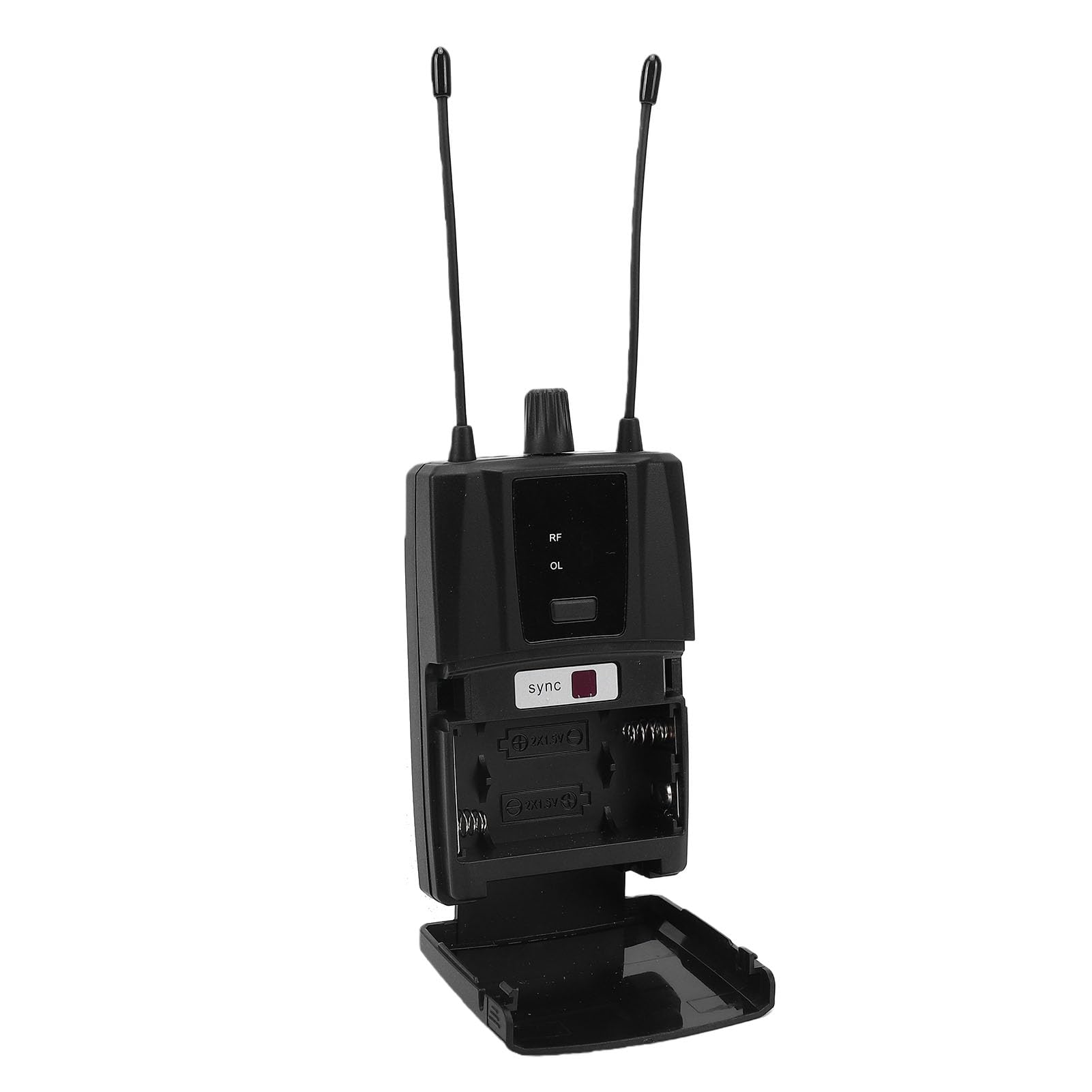 Kabelloser Ohrmonitor-Empfänger, Kompakt und Tragbar, Frequenz 660–690 MHz für Live-Auftritte und Studio-Sessions – ABS-Material