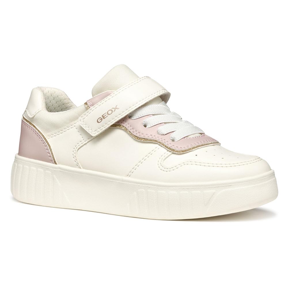 Geox Girls Blanc Trainers Mikiroshi A