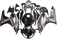 Vista 25 de Carenado negro brillante para Kawasaki Ninja 2009-2012 ZX6R 636 ZX-6R inyección ABS plásticos posventa carrocería 2010 2011 09 10 11 12