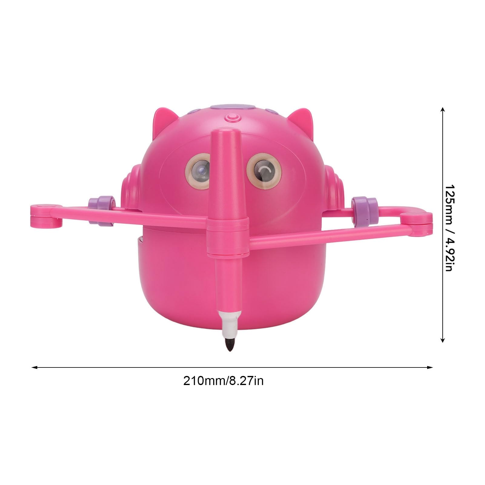 Emoshayoga Robot de Dibujo Inteligente, Juguete Educativo Multifuncional para Niños de 5 Años en Adelante, Diseño ABS Seguro con 100 Tarjetas de Dibujo