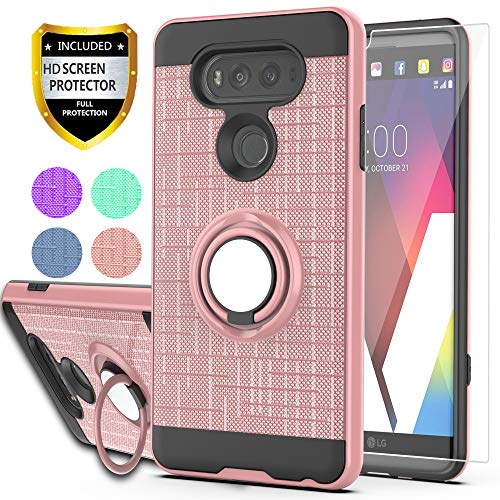 LG V20 Phone Cases,LG V 20 Case with HD Phone Screen Protector,Ymhxcy 360
