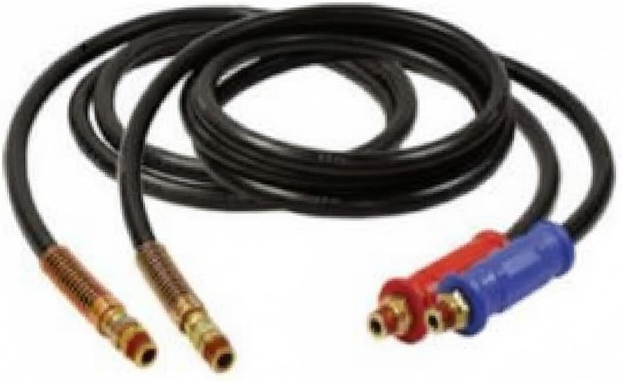 Profleet 12ft Jumper Air Brake Hose with Spring Guard, Rubber Brake Line for Freightlner, Kenwrth, Peterbuilt Heavy Duty Trucks, Replaces ABP N42AJH12RH