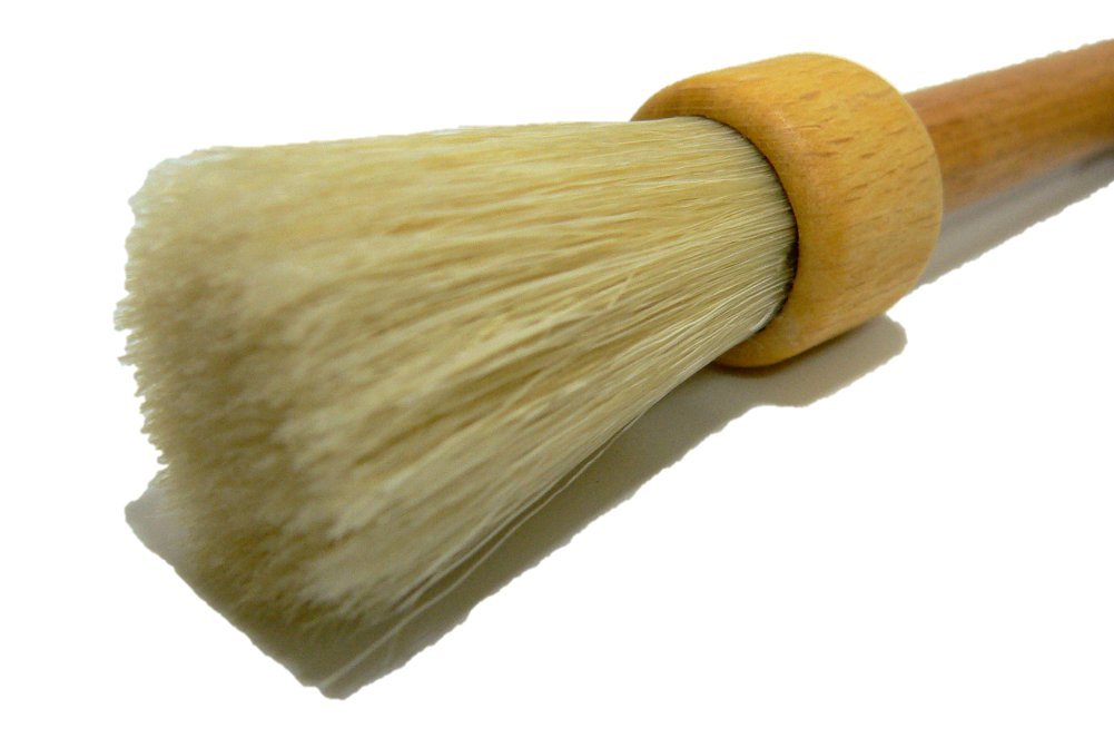 Valentino Garemi Cleaning Brush for Dusting Vintage Collection Picture Frames Genuine Bristles Made in Germany