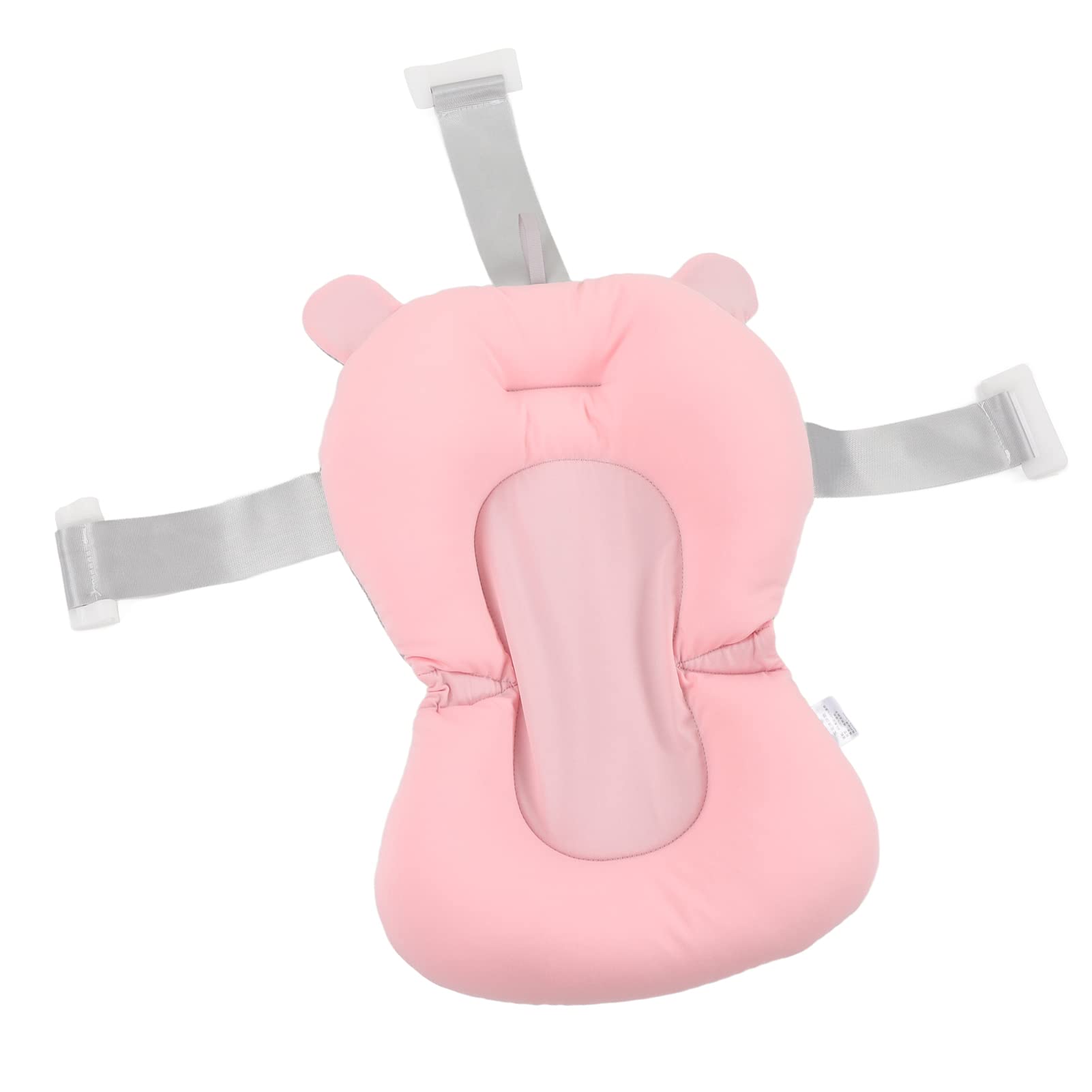 Coussin de Siège de Bain pour bébé, Coussin de Bain pour bébé pour nouveau-né (Ours rose)