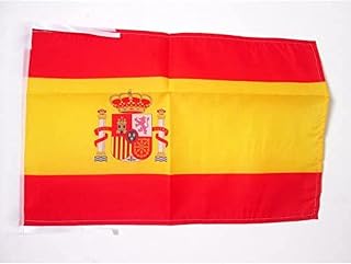 AZ FLAG Spain Flag 18'' x 12'' cords - Spanish SMALL flags 30 x 45cm - Banner 18x12 in