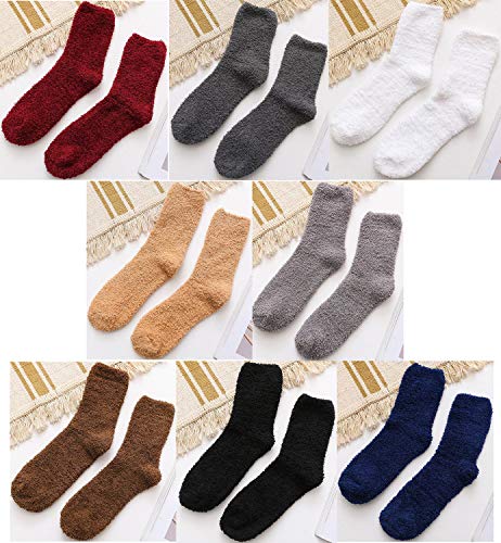 Meias felpudas masculinas para o inverno, meias de flanela felpudas e macias, meias de pelúcia gross