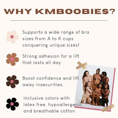 Boob Tape, Instant Breast Lift, Nude Body Tape, 8 Hr Sweatproof Push Up Nipple Tape, Bra and Body Tape (5 Ft Roll)3