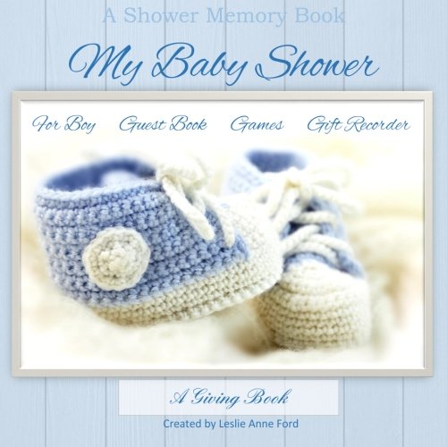 My Baby Shower Baby Boy Guest Book Games Gift Recorder Baby Shower