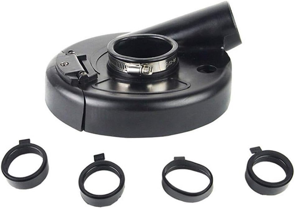 Vacuum Dust Shroud Cover 7" Universal Surface Grinding Dust Shroud for 15 Abe Angle Hand Grinders, Grinding Dust-Wood, Stone, Cement, Marble, Rock, Granite, Concrete