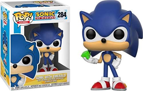 Funko 20147 Pop Games Sonic the Hedgehog Sonic with Emerald