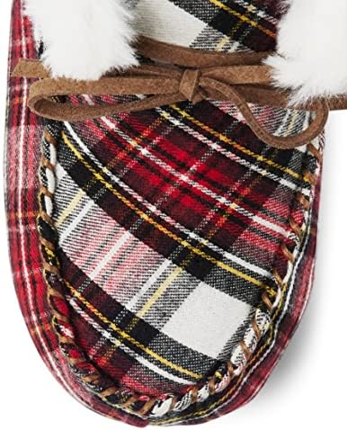 Gymboree Unisex Child Slipper, Tartan Plaid, 11-12 Little Kid US | Image 3