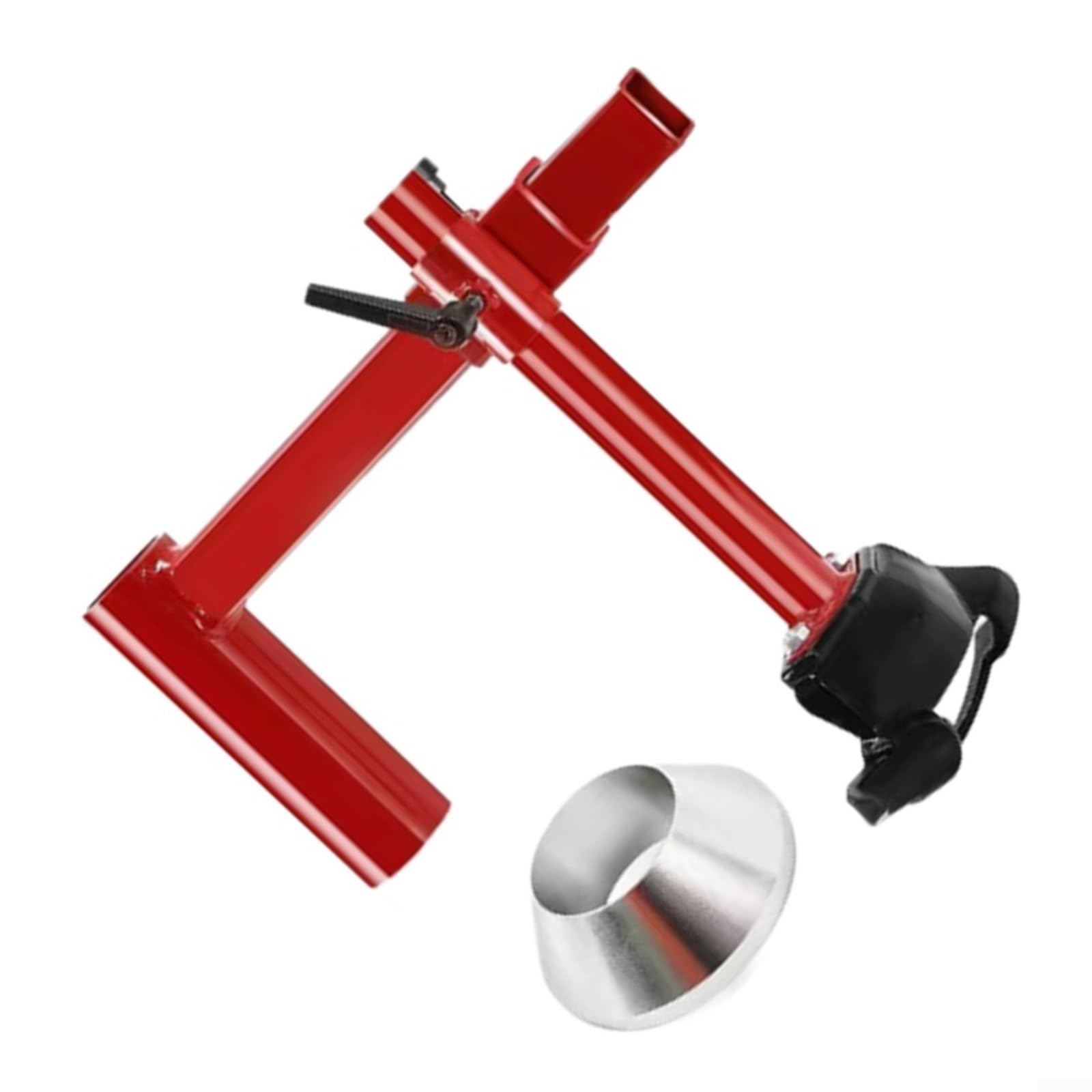 Manueller Reifenwulsthebel – Tragbares Duckhead-Kit aus Stahl Plus | Verdickte Stahlkonstruktion, passend für 40,6–53,3 cm große Räder, DIY-Garage und Werkstatt, einfache Montage