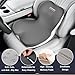 Coverado [Upgraded] Car Seat Cushion and Lumbar Support Pillow One Piece, Memory Foam Ergonomic Back Support Driving Seat Cushion for Back Pain, Non-Slip Washable Cushion for Car, Driver, Office