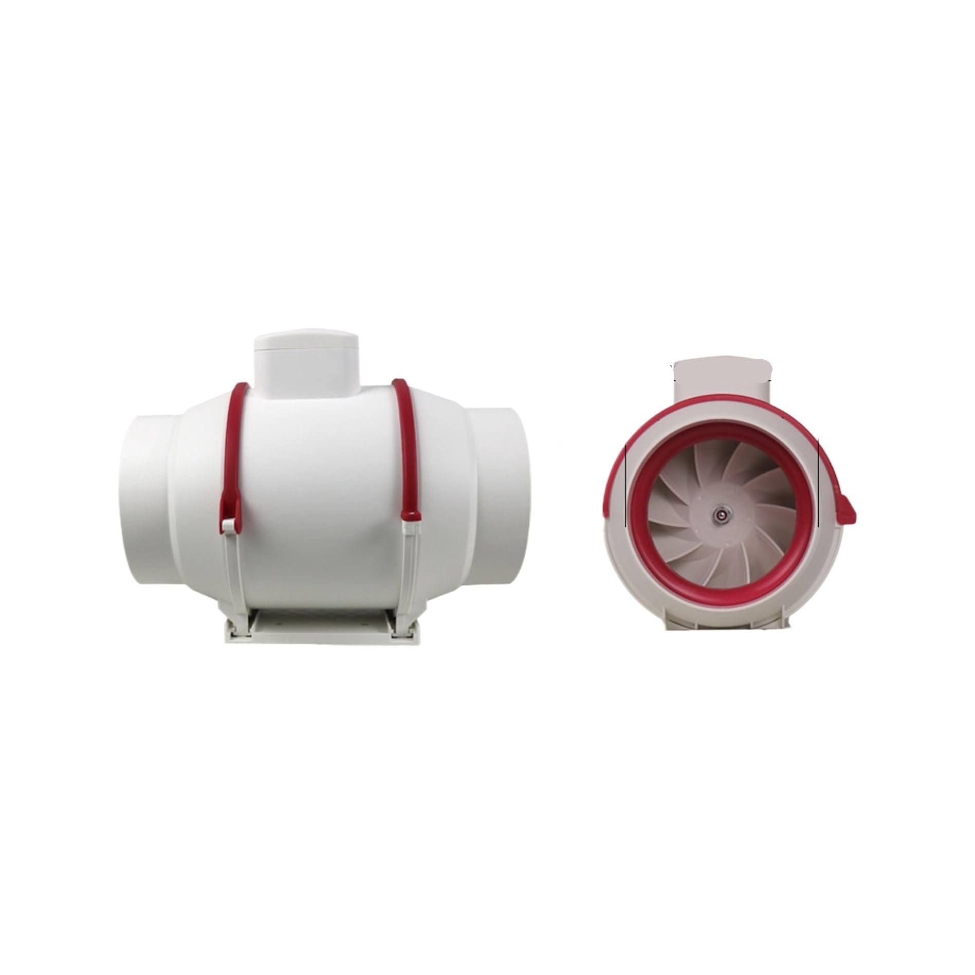 Extractor de tubo PVC 100/150 con refuerzo flujo diagonal(6 inch 150p)