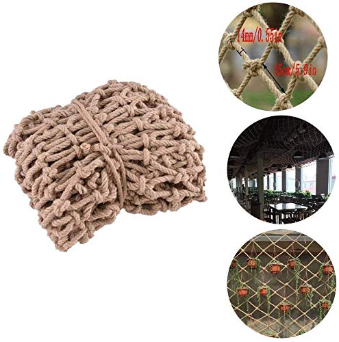 AI LI WEI Protective net decoration/Hemp Rope Child Safety Net Stair Protection Net Ceiling Net Climbing Net Indoor Partition Net Retro Bar Decoration Net Outdoor Garden Decoration Net (Size : 3x9m)