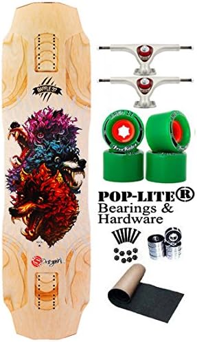 Original Baffle 37 Downhill Longboard Deck Complete Paris Trucks Abec 11 Freeride Centerset 72mm Slide Wheels