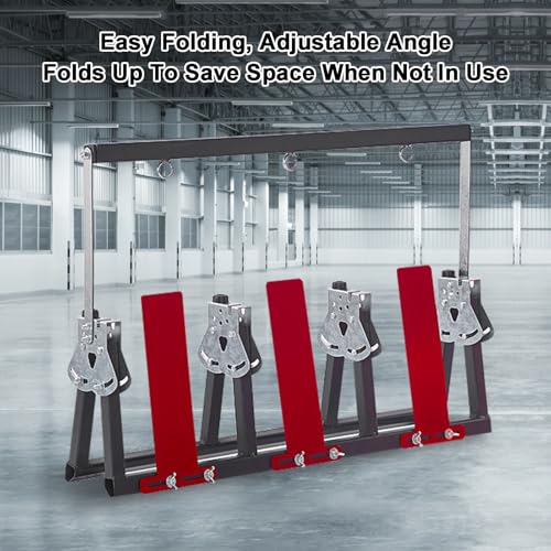 Organizador portátil para cables y alambres con soporte de 4 carretes 6