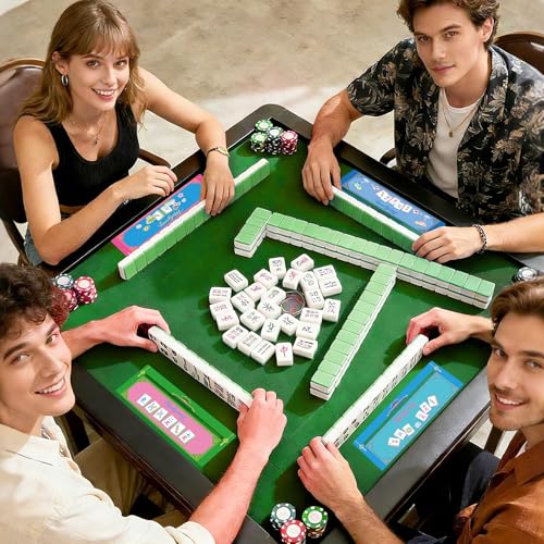 Mahjong Line Finder Card Reader, 4 Pzs Herramienta para Mahjong miniatura 7