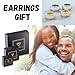 TOPGRILLZ Diamond Gold Hoop Earrings 5A+ Cubic Zirconia 14K Gold Small Chunky Thick Cartilage Hoop Huggie Earrings For Men Women-Gold