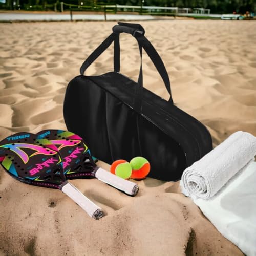 Raqueteira Beach Tennis Bolsa Para Raquete Beach Tennis Acessórios Mochila Feminina Masculina + Port