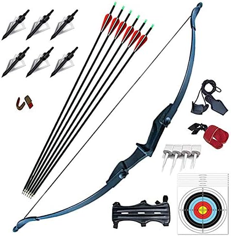 Vogbel Archery Takedown Recurve Bow and Arrow Set 30lb 40lb Left/Rght Hand Longbow Kit for Beginner Outdoor Hunting Shooting Training Practice Vogbel Archery Takedown Recurve Bow and Arrow Set 30lb 40lb Left/Rght Hand Longbow Kit for Beginner Outdoor Hunting Shooting Training Practice