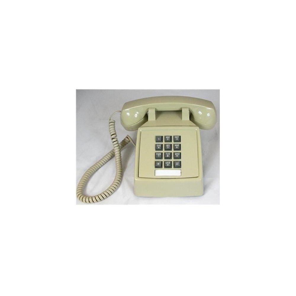2500 Basic Single Line Desk Telephone with 9 Ft Handset Cord Electric Ringer Ringer Volume Control Hearing-Aid Compatible Globally Sourced Ash 2500 Basic Single Line Desk Telephone with 9 Ft Handset Cord Electric Ringer Ringer Volume Control Hearing-Aid Compatible Globally Sourced Ash