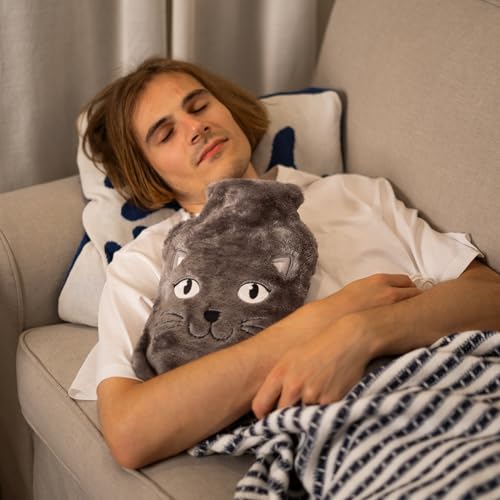 soxo Lustige Wärmflasche Mit Bezug Geschenk Für Frauen Männer Geschenke Lustig Wärmeflasche Katze 2