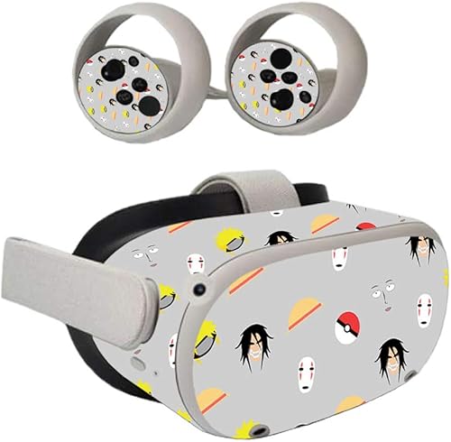 Miniatura 1 de MightySkins Skin compatible con Oculus Quest 2  Fan del anime  Funda protectora de vinilo duradera y única  Fácil de aplicar, quitar y cambiar de