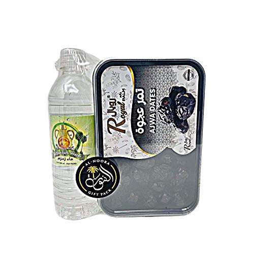 Ajwa Dates 400g with Zam Zam Water 500ml and Imported from Makkah